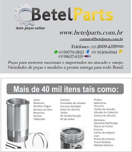 BETEL PARTS COMERCIO DE AUTO PEÇAS ONLINE