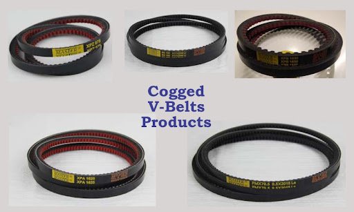 Jain Transmission FZC: MASTER (V-Belt, Conveyor belt, Couplings Gearbox supplier) حزام V، بكرة، حزام ناقل وعلبة التروس.