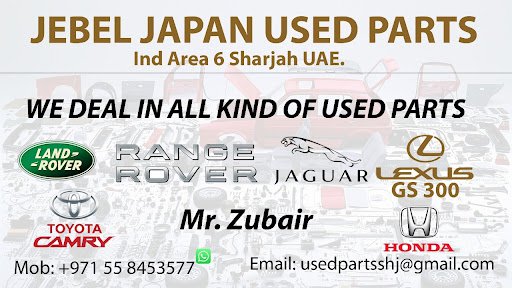 Jebel Japan used cars auto parts sharjah ind 6