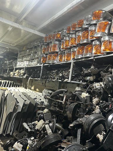 Munir khan and Rehmat shali Qela alkhan Used auto spare parts shop